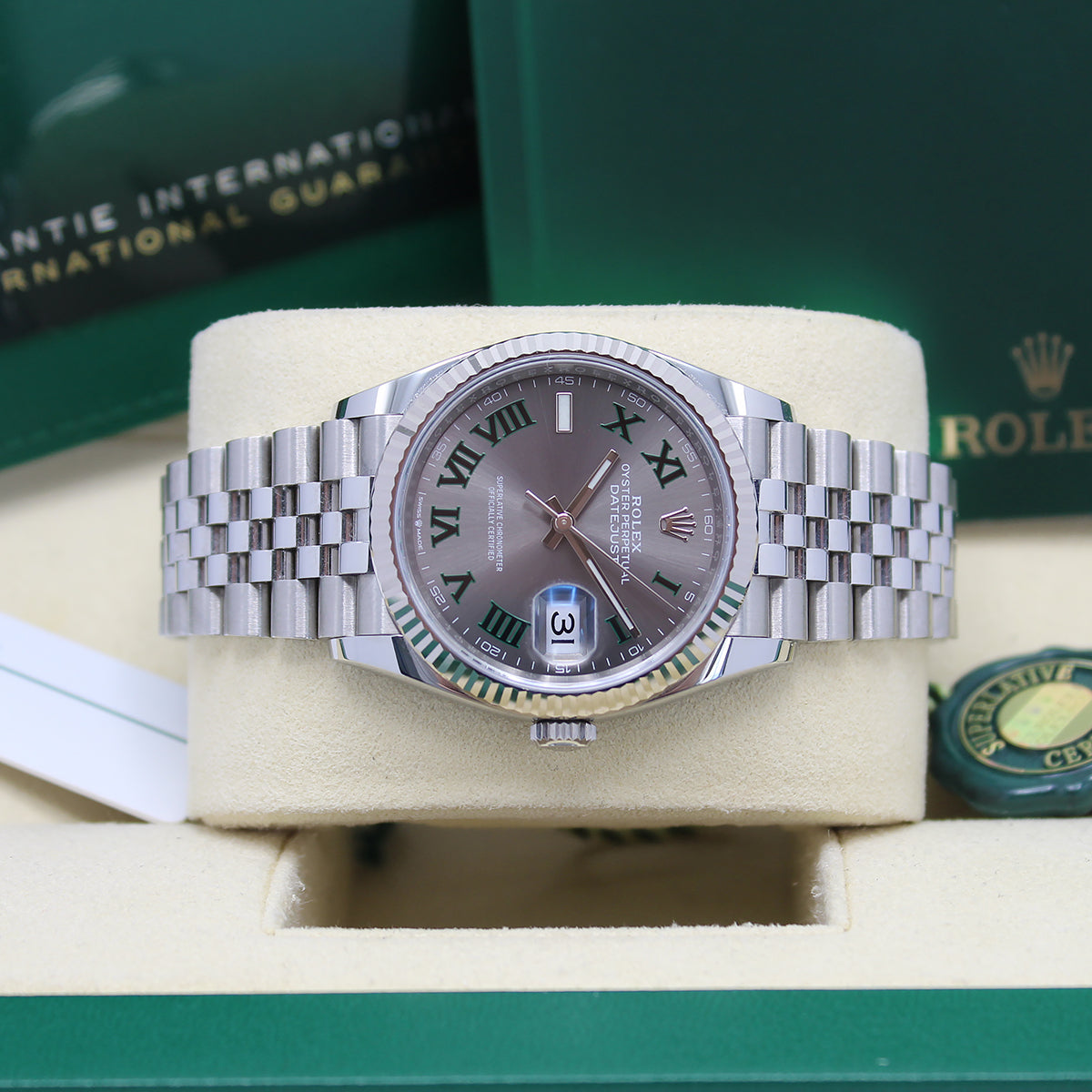 Datejust 36mm 126234 (Wimbledon Dial) Chronofinder Ltd