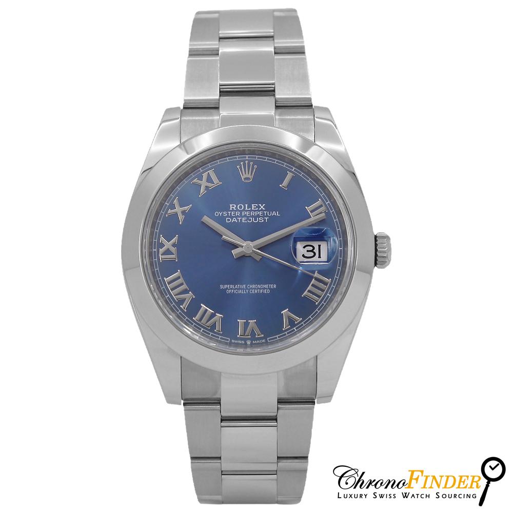 Datejust 41 126300 (Azzurro Blue Dial) Chronofinder Ltd