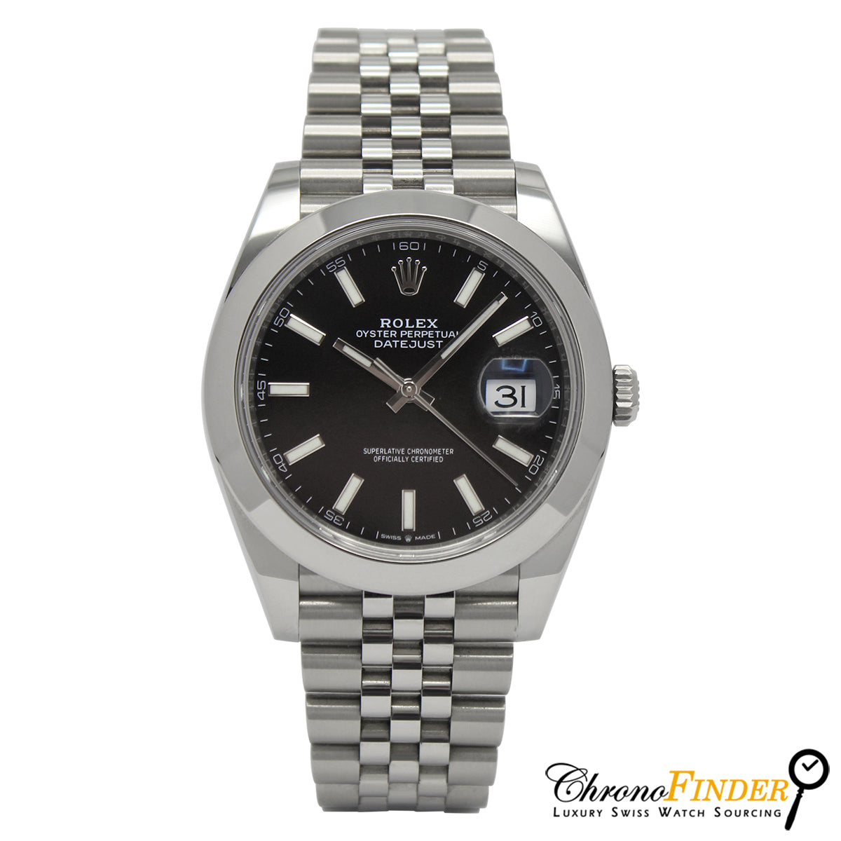 Datejust 41 126300 (Black Dial) Chronofinder Ltd