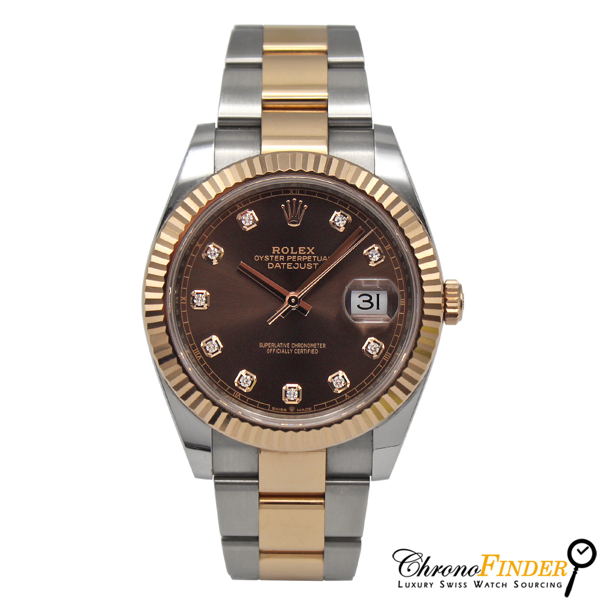 Datejust 41 126331 (Chocolate Diamond Dial) Chronofinder Ltd