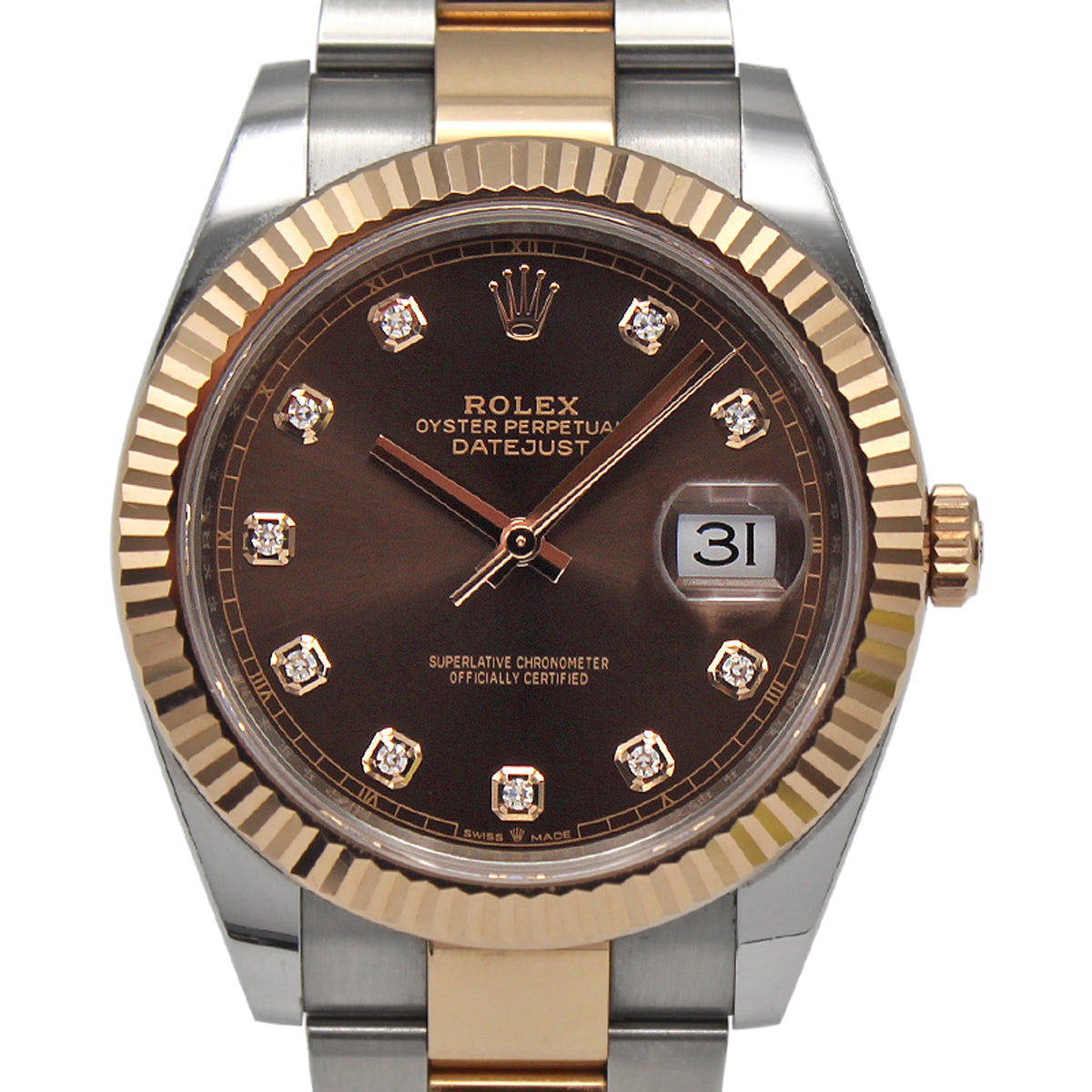 Datejust 41 126331 (Chocolate Diamond Dial)