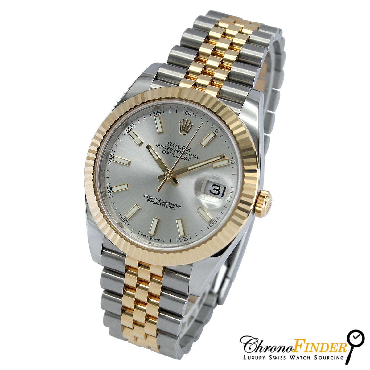 Datejust 41 126333 (Silver Baton Dial - Jubilee)