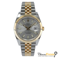 Datejust 41 126333 (Silver Baton Dial - Jubilee) Chronofinder Ltd