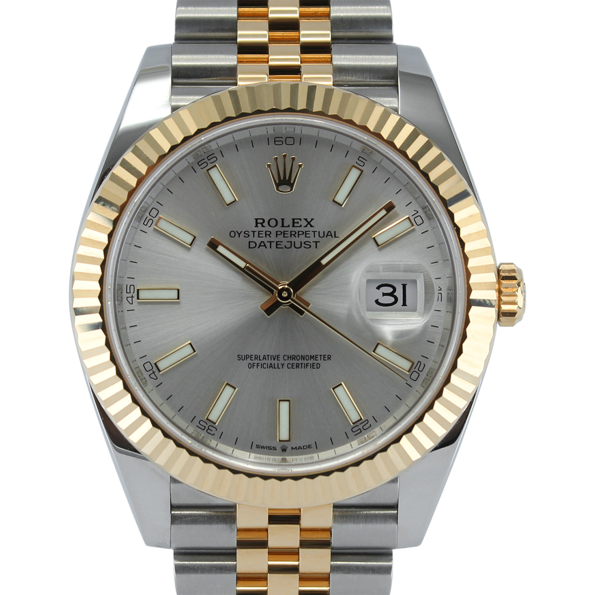 Datejust 41 126333 (Silver Baton Dial - Jubilee)