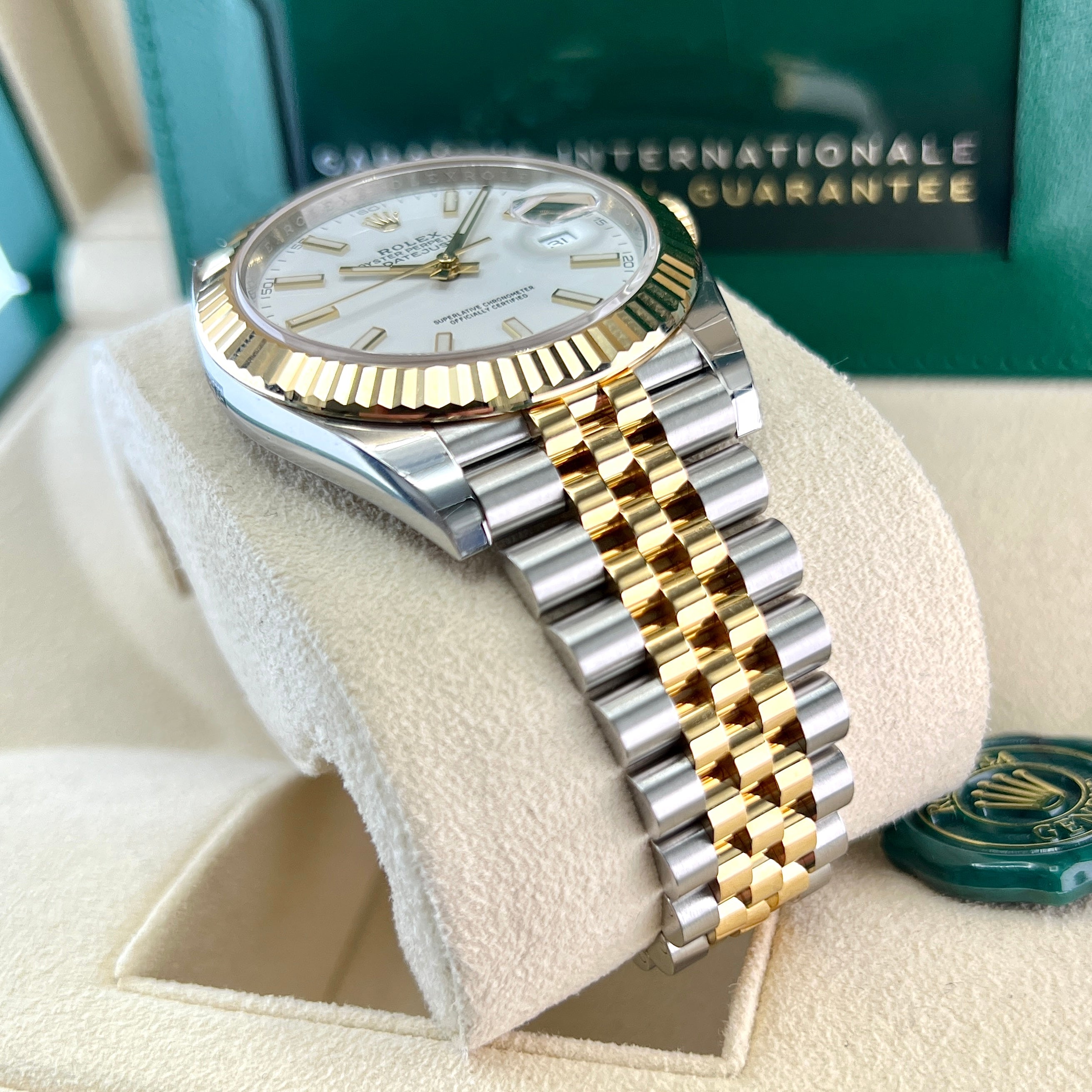 Rolex Datejust 41 126333 White Dial Jubilee Bracelet Unworn Stickered Chronofinder Chronofinder Ltd