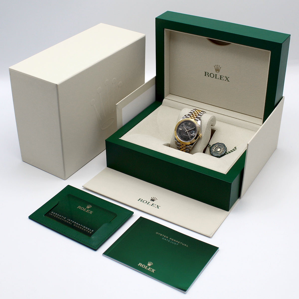 Datejust 41 126333 (Wimbledon Dial-Jubilee Bracelet) Chronofinder Ltd