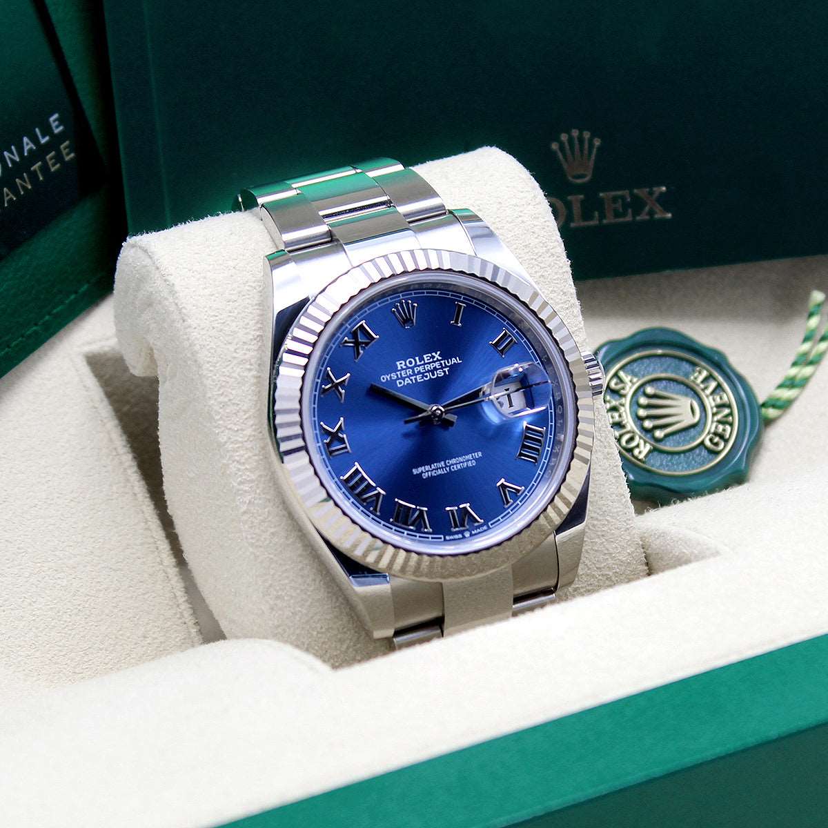 Datejust 41 126334 (Azzurro Blue Dial) Chronofinder Ltd