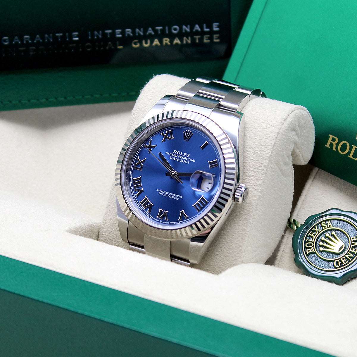 Datejust 41 126334 (Azzurro Blue Dial) Chronofinder Ltd