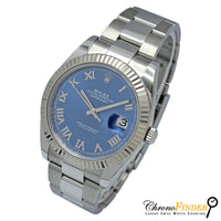 Datejust 41 126334 (Azzurro Blue Dial) Chronofinder Ltd