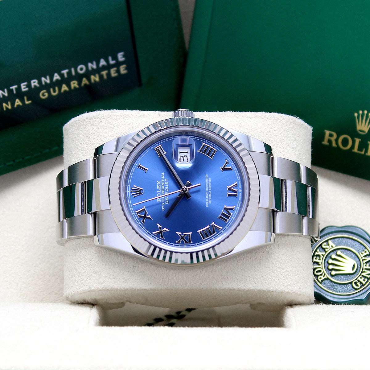 Datejust 41 126334 (Azzurro Blue Dial) Chronofinder Ltd