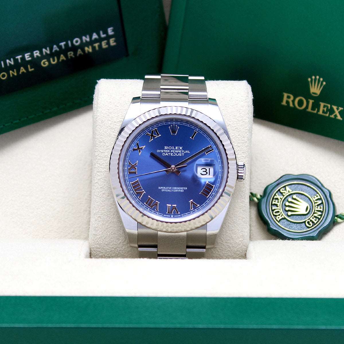 Datejust 41 126334 (Azzurro Blue Dial) Chronofinder Ltd