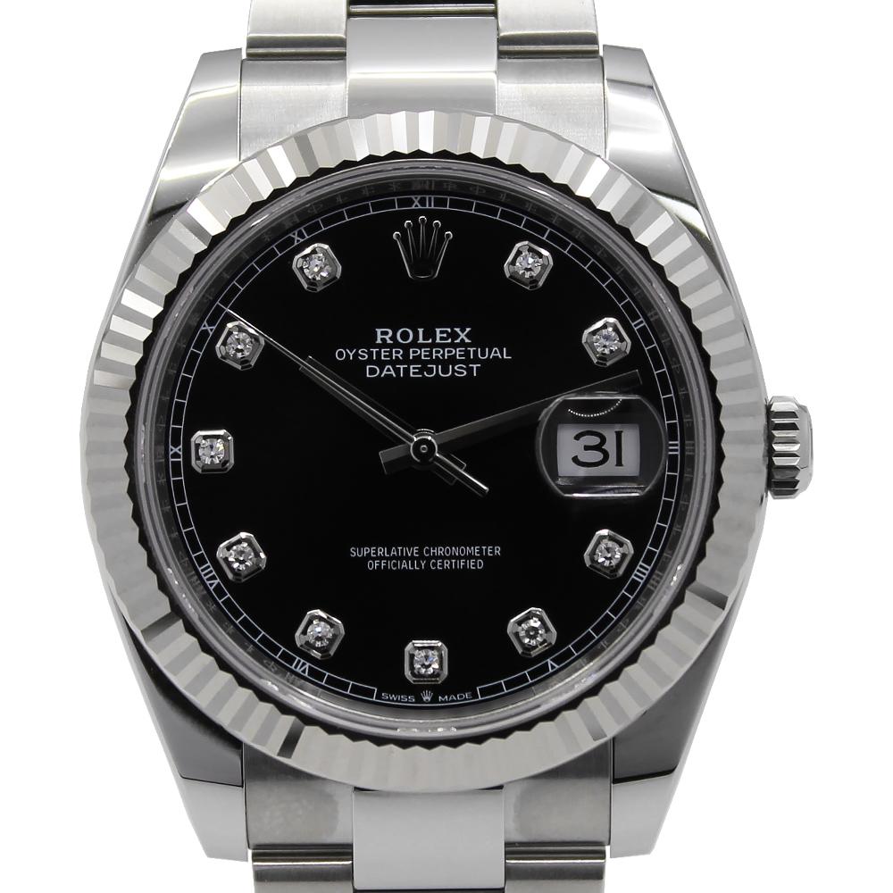 Datejust 41 126334 (Black Diamond Dial)