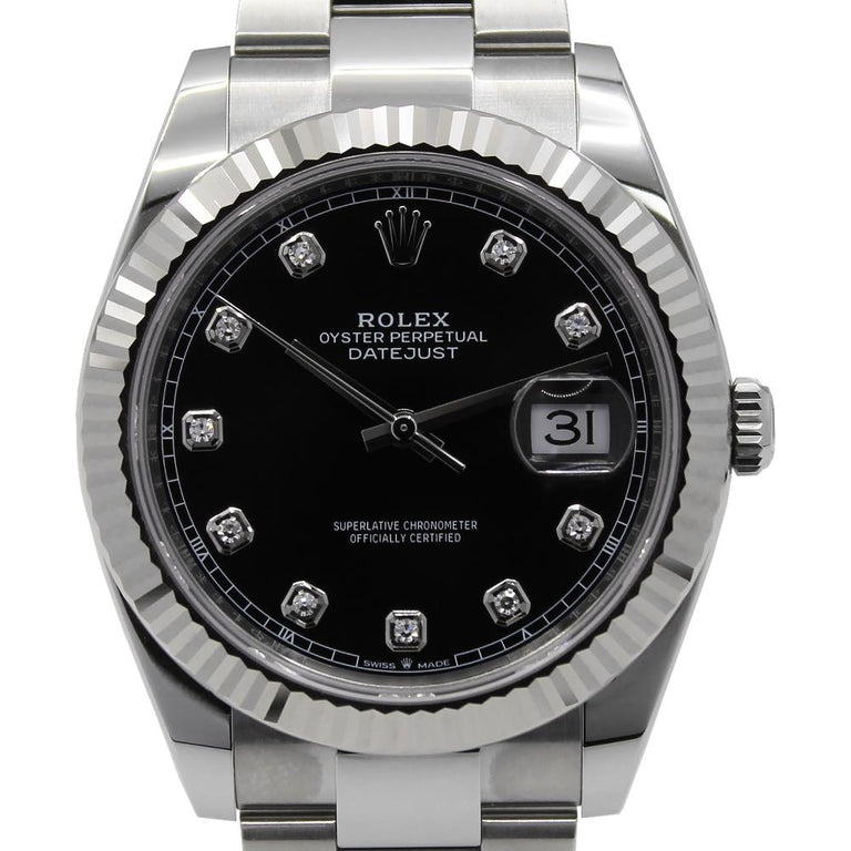 Datejust 41 black online face