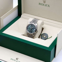 Datejust 41 126334 (Mint Green Baton Dial-Jubilee) Chronofinder Ltd