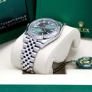 Datejust 41 126334 (Mint Green Baton Dial-Jubilee) Chronofinder Ltd