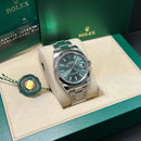 Datejust 41 126334 (Mint Green Baton Dial-Oyster) Chronofinder Ltd