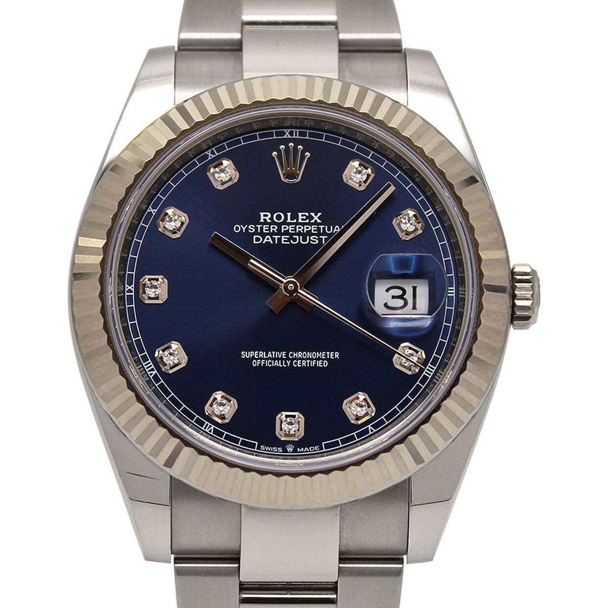 Datejust 41 126334 (Navy Blue Diamond Dial)