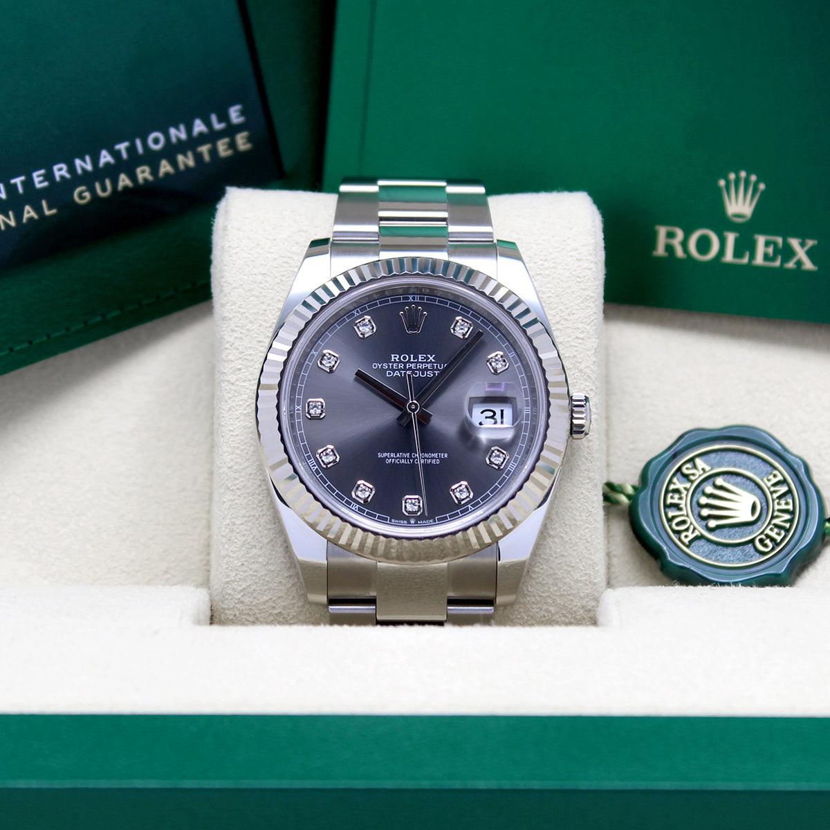 Datejust 41 126334 (Rhodium Diamond Dial) Chronofinder Ltd