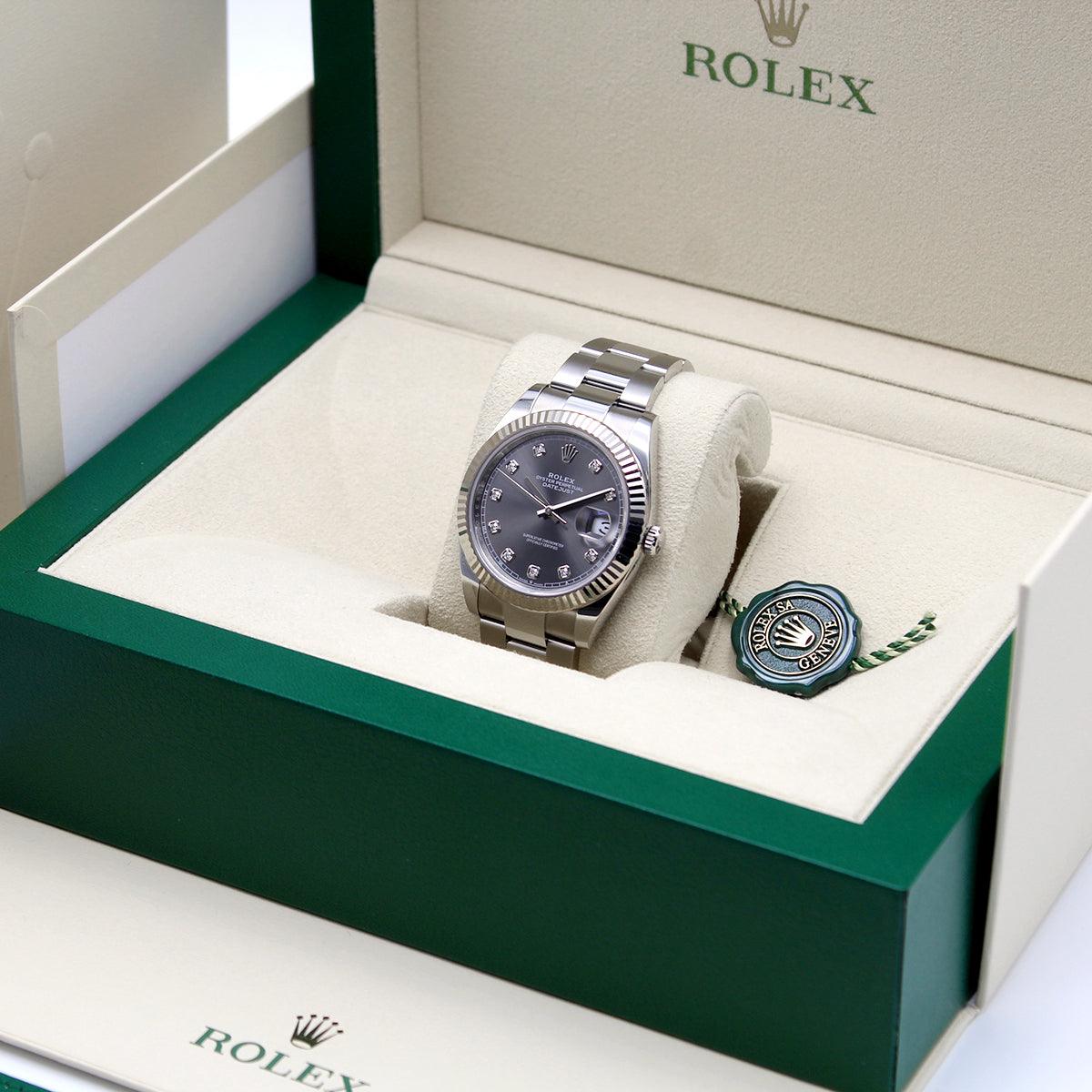 Rolex Datejust 41 126334 Rhodium Diamond Dial Chronofinder Chronofinder Ltd