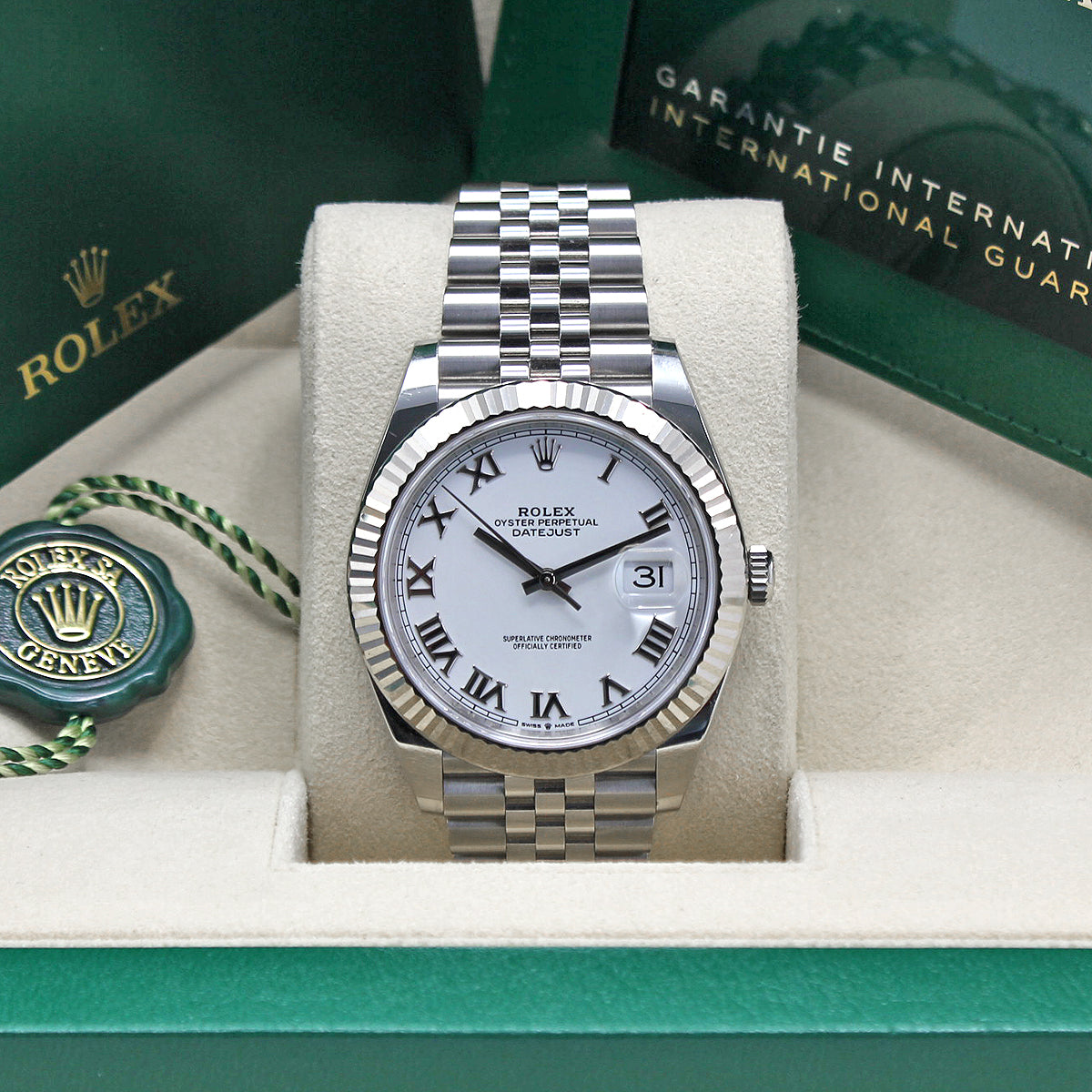 Datejust 41 126334 (White Roman Numeral Dial) Chronofinder Ltd