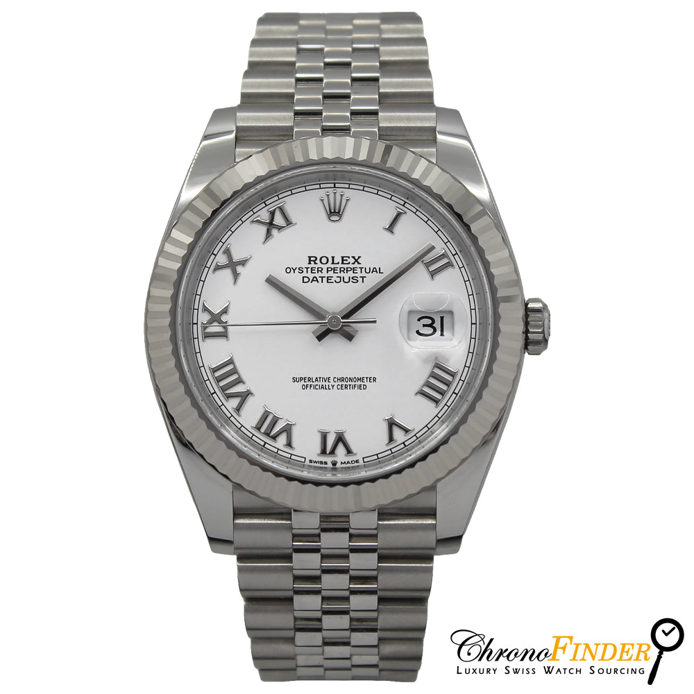 Datejust 41 126334 (White Roman Numeral Dial) Chronofinder Ltd