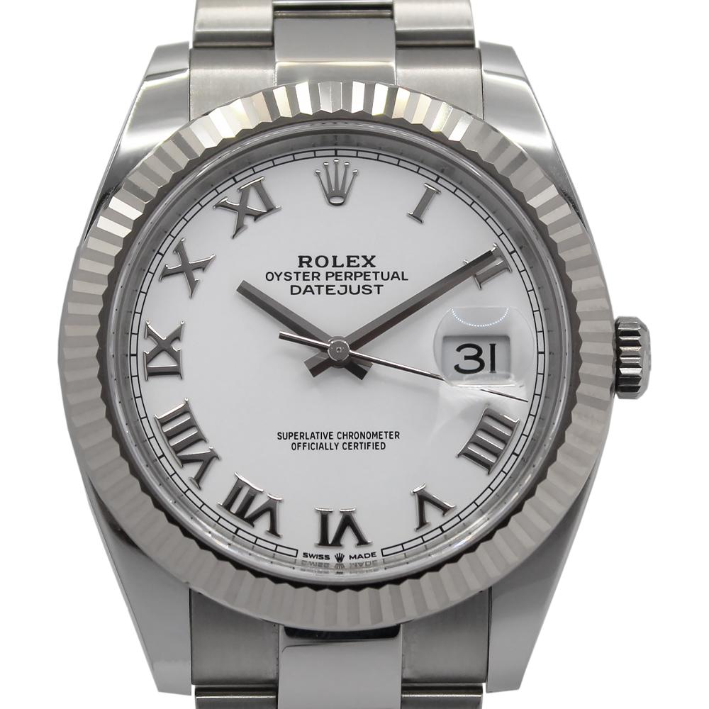 Datejust 41 126334 (White Roman Numeral Dial-Oyster Bracelet)