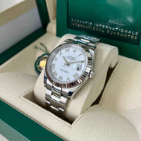 Datejust 41 126334 (White Roman Numeral Dial-Oyster Bracelet) Chronofinder Ltd