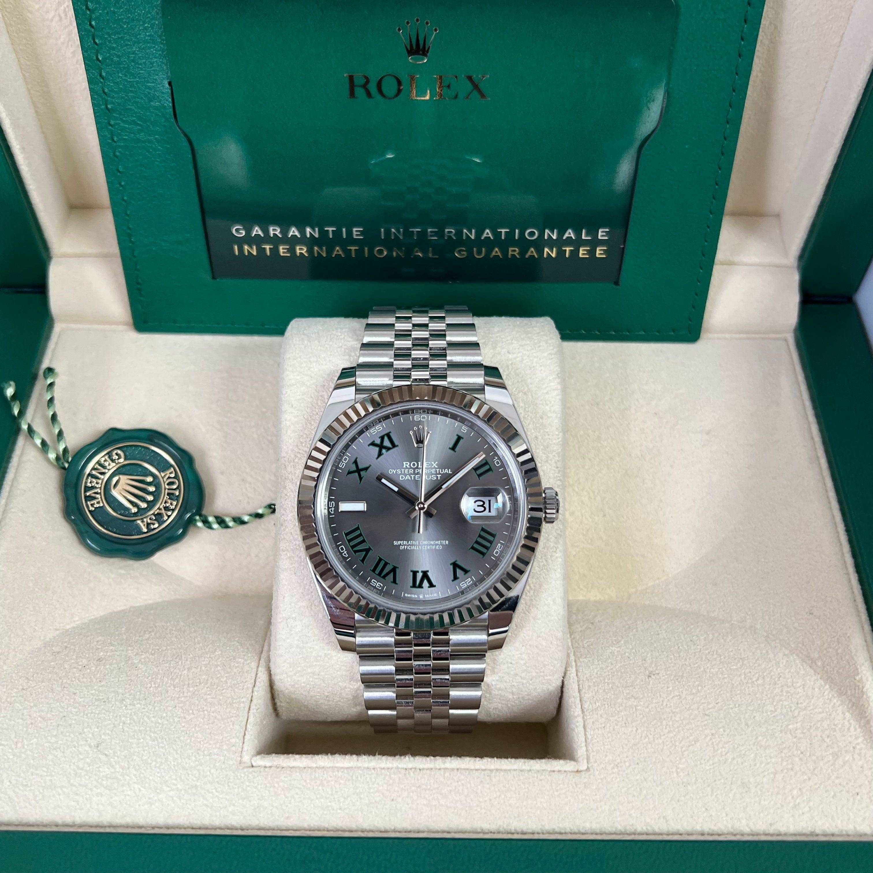 Datejust 41 126334 (Wimbledon Dial-Jubilee Bracelet) Chronofinder Ltd