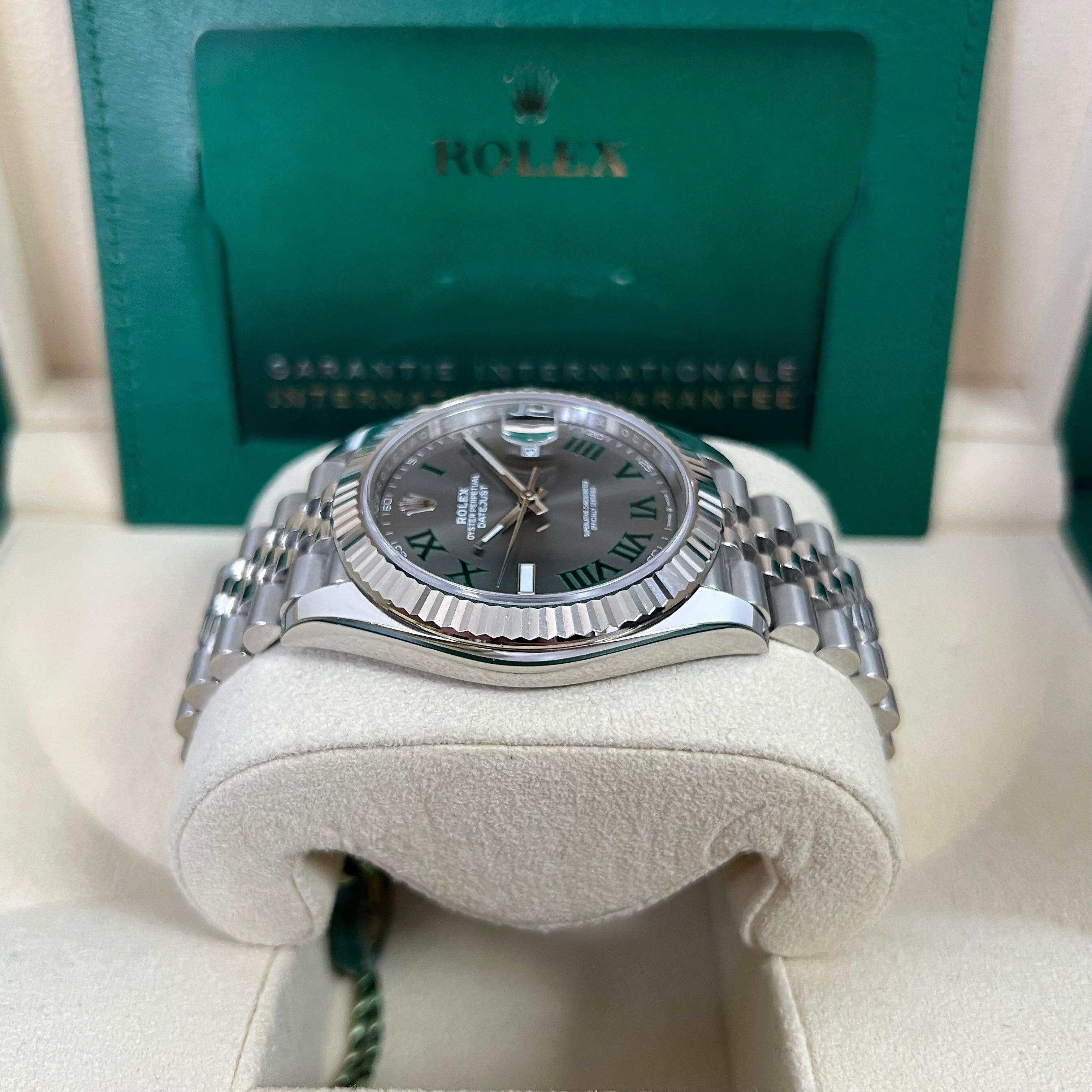 Datejust 41 126334 (Wimbledon Dial-Jubilee Bracelet) Chronofinder Ltd