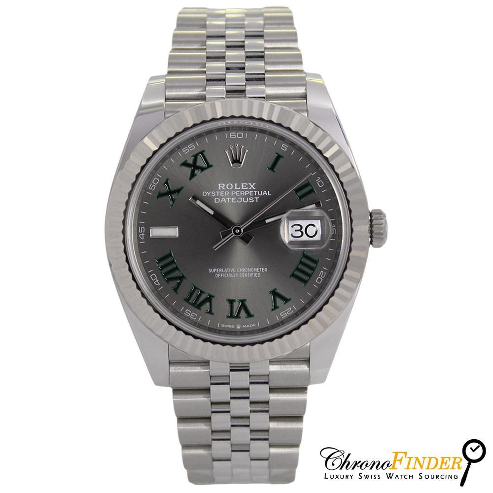 Datejust 41 126334 (Wimbledon Dial-Jubilee Bracelet) Chronofinder Ltd