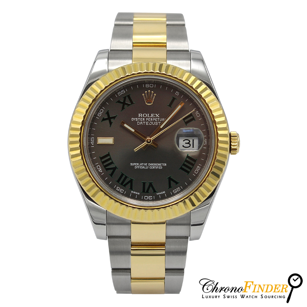 Datejust II 116333 (Wimbledon Dial) Chronofinder Ltd