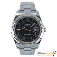 Datejust II 116334 (Charcoal Roman Numeral Dial) Chronofinder Ltd