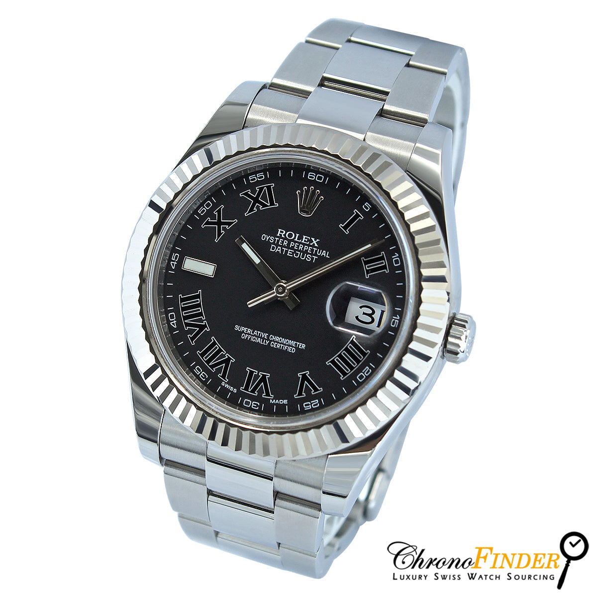 Datejust II 116334 (Charcoal Roman Numeral Dial)