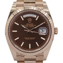 Rolex Day-Date 40mm 228235 with Chocolate Motif Dial luxury watch