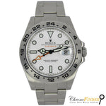 Rolex Explorer II 216570 with White Dial and Stainless Steel Bracelet