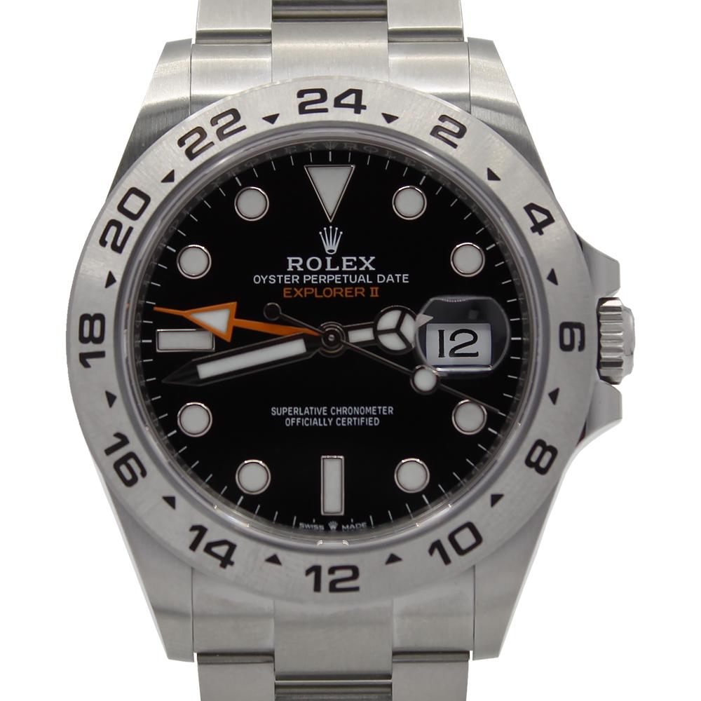 Rolex Explorer II 226570 with Black Dial and Stainless Steel Bracelet