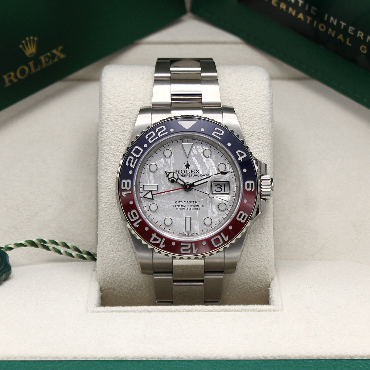 Rolex GMT-Master II 126719BLRO with Meteorite Dial at Chronofinder Ltd