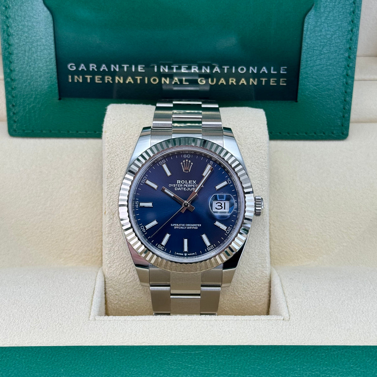 Datejust 41 126334 (Oyster-Navy Blue Dial)