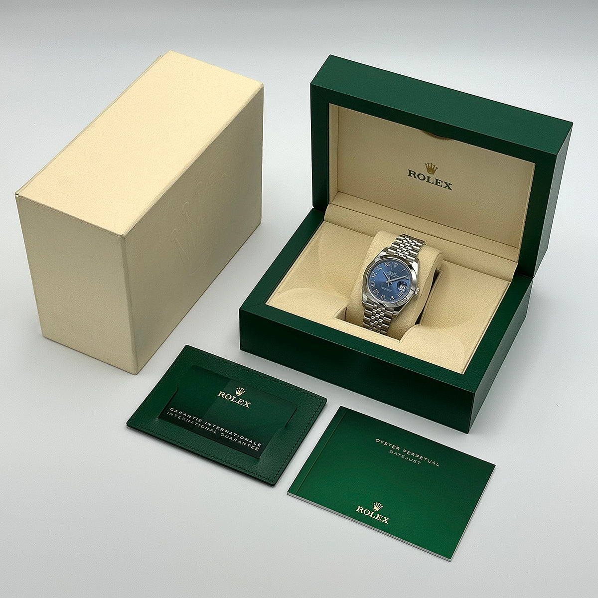 Datejust 41 126300 Jubilee (Azzurro Blue Dial)