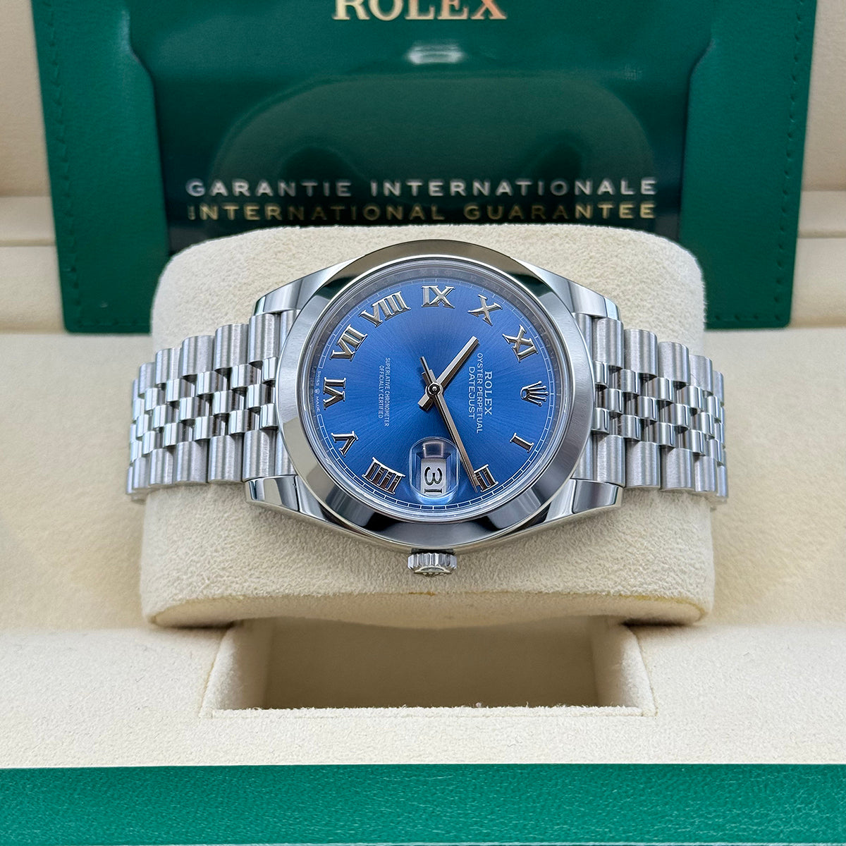 Datejust 41 126300 Jubilee (Azzurro Blue Dial)