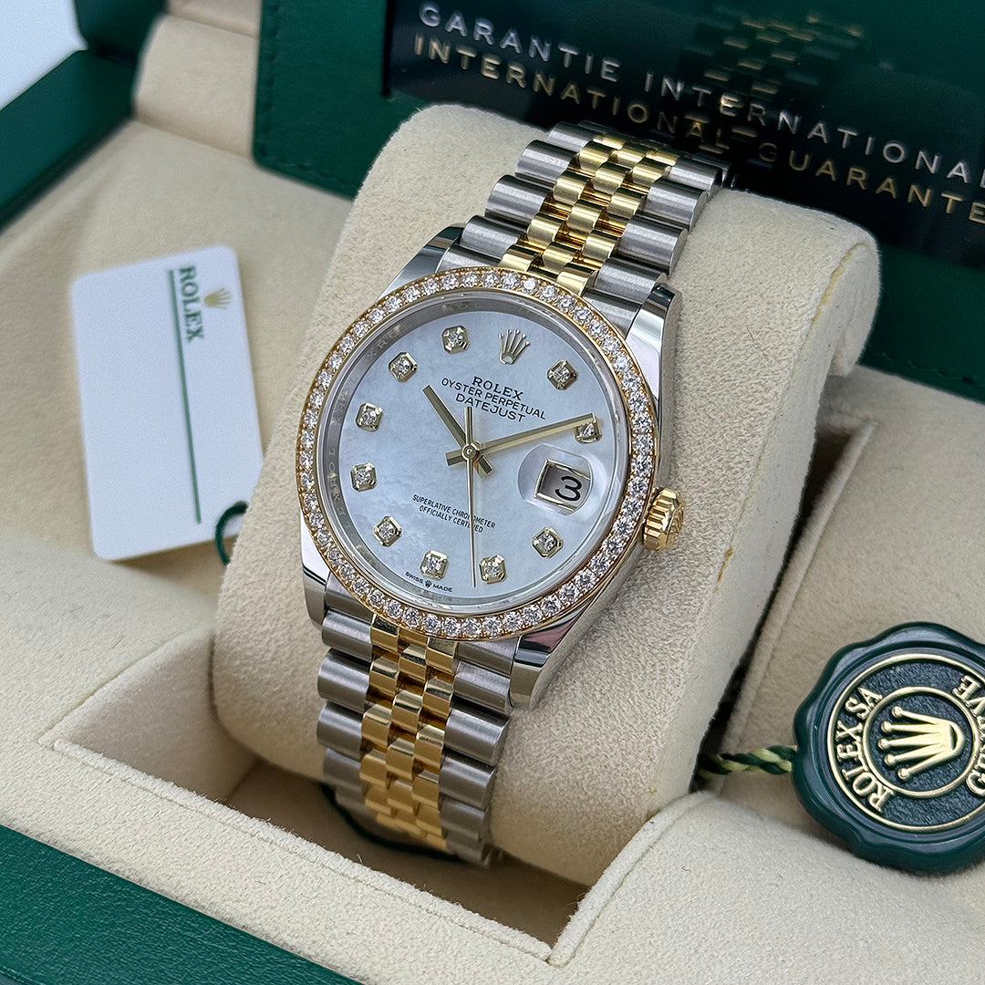 Datejust 36 126283RBR (Mother Of Pearl Diamond Dial)
