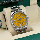 Oyster Perpetual 41 124300 (Mustard Yellow Dial)