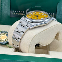 Oyster Perpetual 41 124300 (Mustard Yellow Dial)