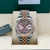 Datejust 36 116231 (Rose Roman Numeral Dial)