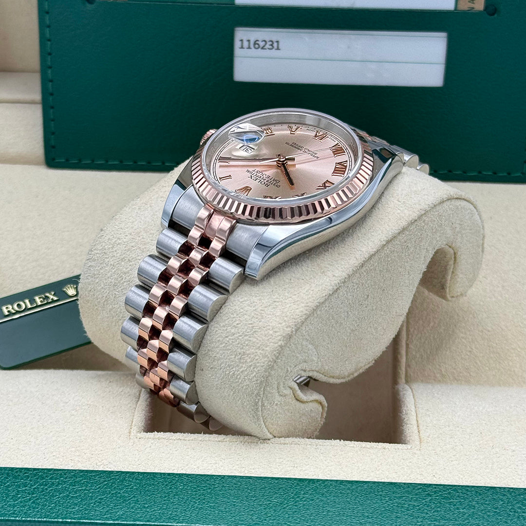 Datejust 36 116231 (Rose Roman Numeral Dial)
