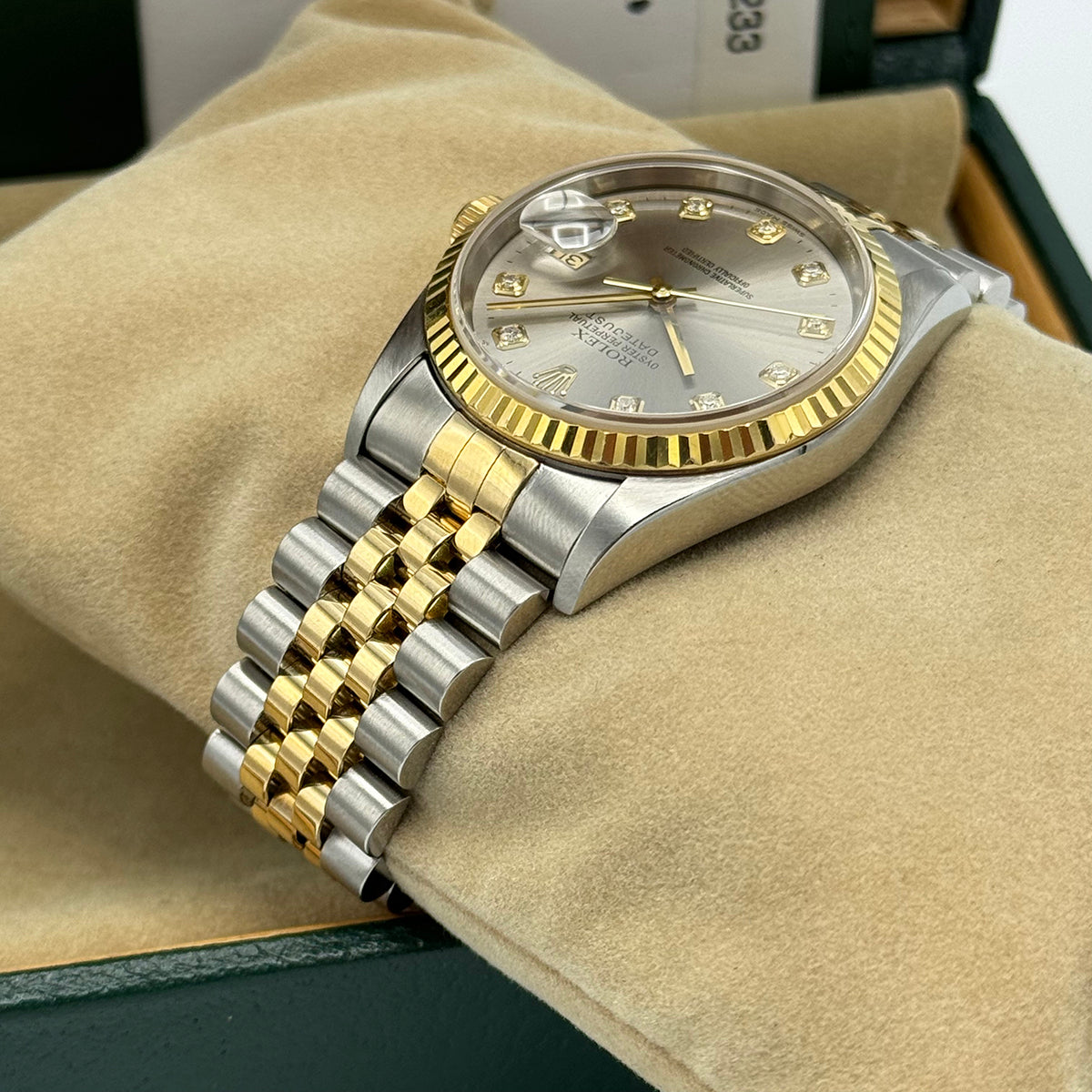 Datejust 36 16233 (Silver Diamond Dial)