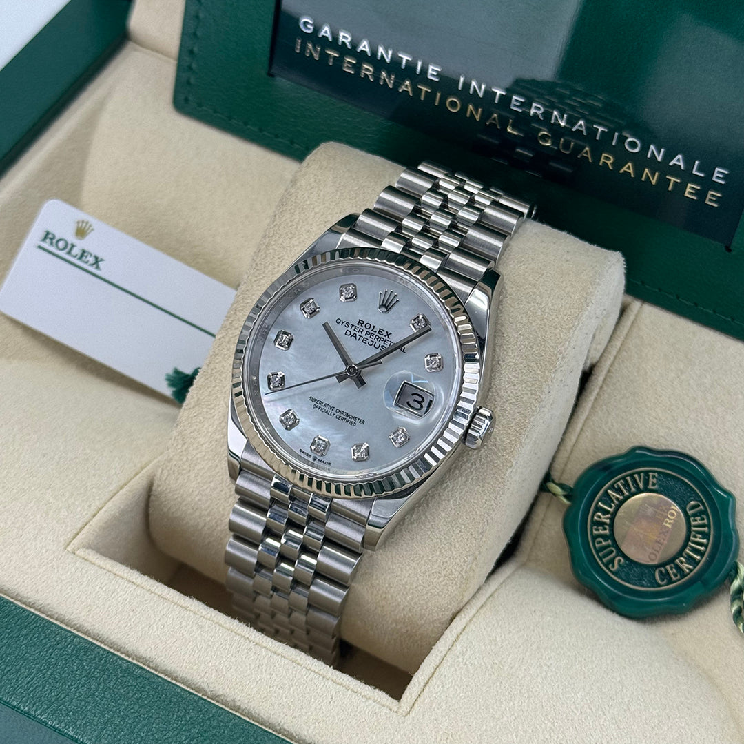 Datejust 36mm 126234 (Mother Of Pearl Diamond Dial)