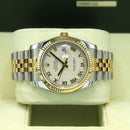 Datejust 36 116233 (Ivory Pyramid Roman Numeral Dial)