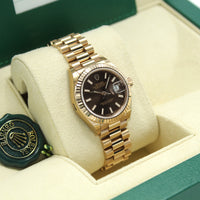 Lady-Datejust 28 279175 (Chocolate Baton Dial)