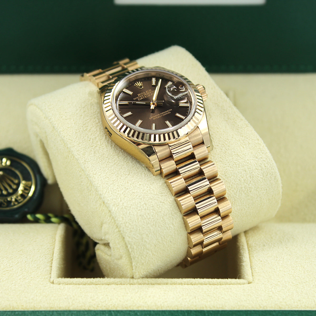 Lady-Datejust 28 279175 (Chocolate Baton Dial)